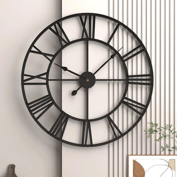 Modern 3D Roman Numerals Wall Clock